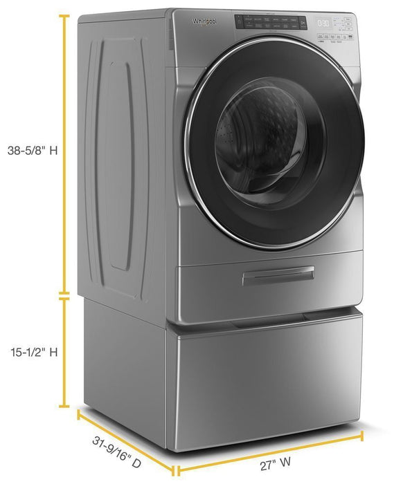 Whirlpool WFW6620HC 4.5 Cu. Ft. Closet-Depth Front Load Washer With Load & Go Xl Dispenser