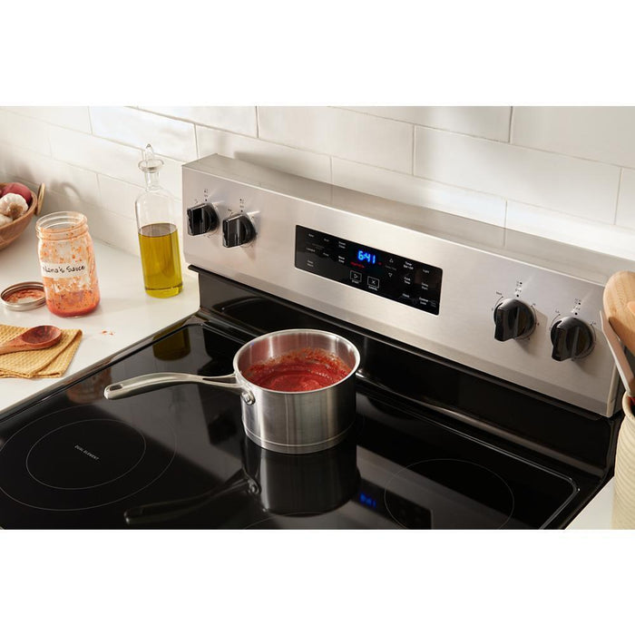 Whirlpool WFES3530RS 30-Inch Electric Range With Steam Clean