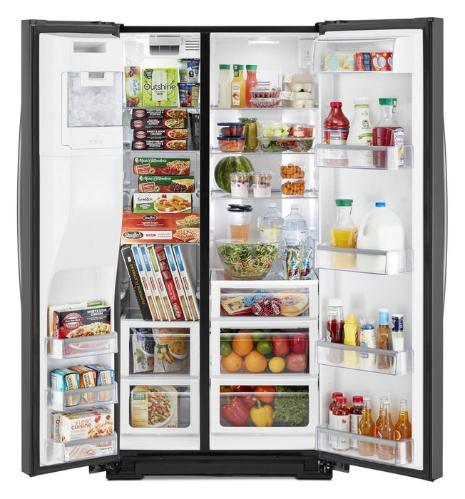 Whirlpool WRS973CIHV 36-Inch Wide Side-By-Side Counter Depth Refrigerator - 23 Cu. Ft.