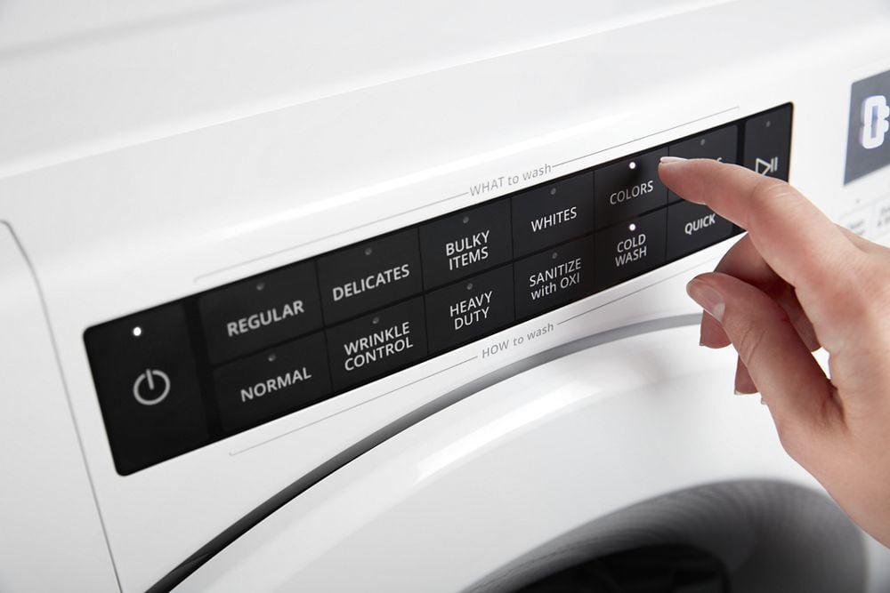 Whirlpool WFW6620HW 4.5 Cu. Ft. Closet-Depth Front Load Washer With Load & Go Xl Dispenser