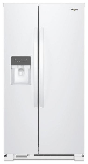 Whirlpool WRS331SDHW 33-Inch Wide Side-By-Side Refrigerator - 21 Cu. Ft.