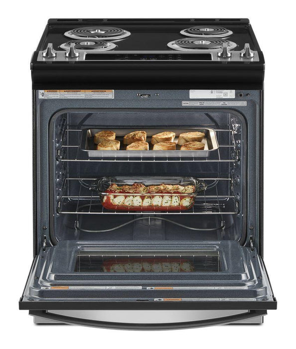 Whirlpool WEC310S0LS 4.8 Cu. Ft. Whirlpool® Electric Range With Frozen Bake&#8482; Technology