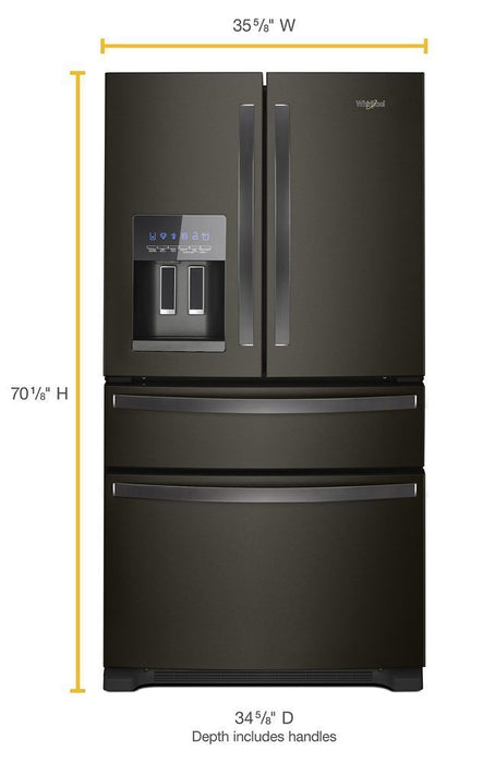 Whirlpool WRX735SDHV 36-Inch Wide French Door Refrigerator - 25 Cu. Ft.