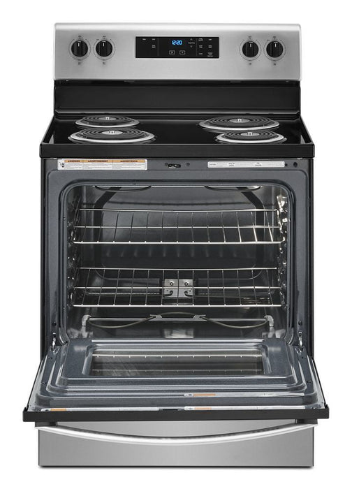 Whirlpool WFC150M0JS 4.8 Cu. Ft. Whirlpool® Electric Range With Keep Warm Setting