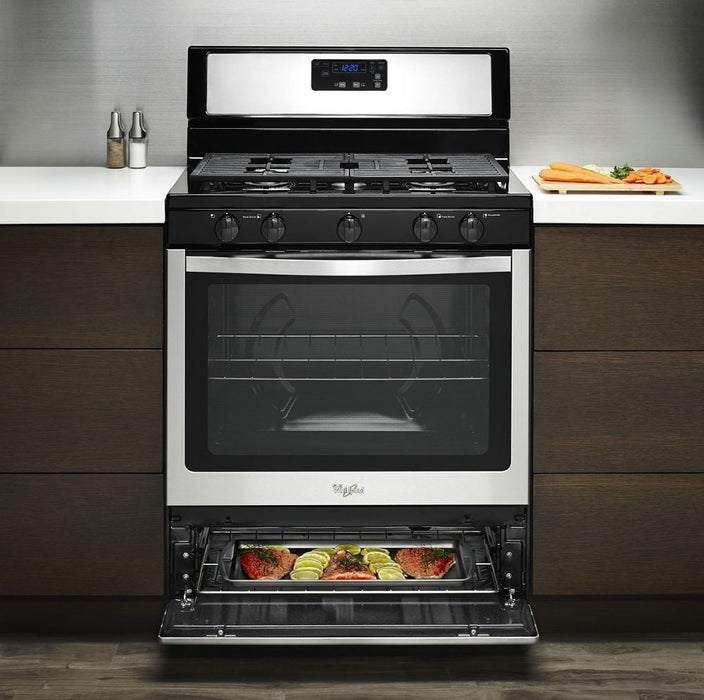 Whirlpool WFG505M0BS 5.1 Cu. Ft. Freestanding Gas Range With Five Burners