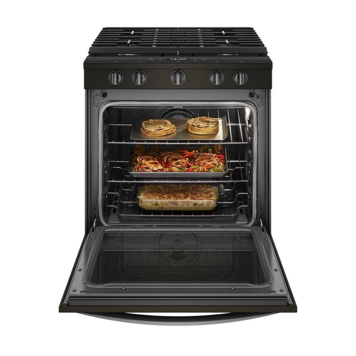 Whirlpool WEG750H0HV 5.8 Cu. Ft. Smart Slide-In Gas Range With Ez-2-Lift Hinged Cast-Iron Grates