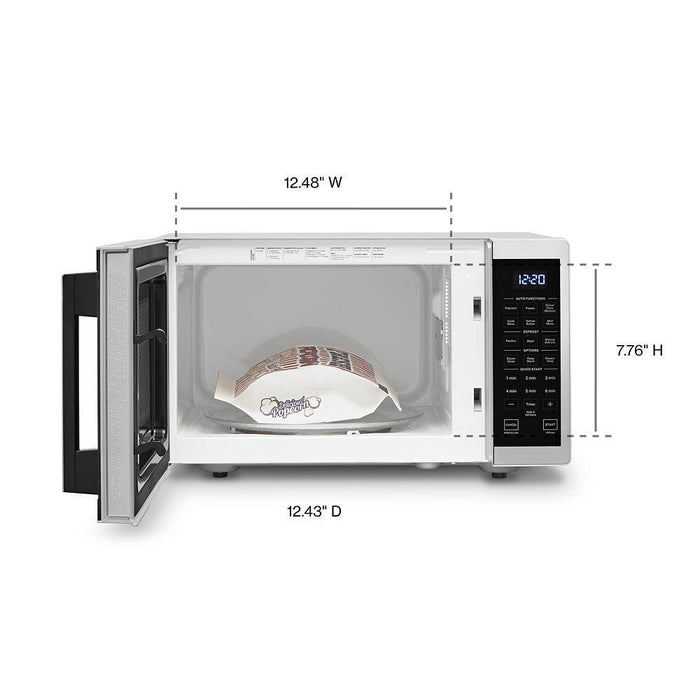 Whirlpool WMC30309LS 0.9 Cu. Ft. Capacity Countertop Microwave With 900 Watt Cooking Power