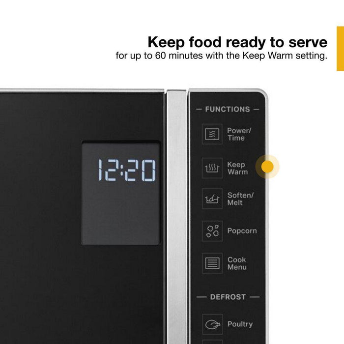 Whirlpool WMC30311LD 1.1 Cu. Ft. Capacity Countertop Microwave With 900 Watt Cooking Power