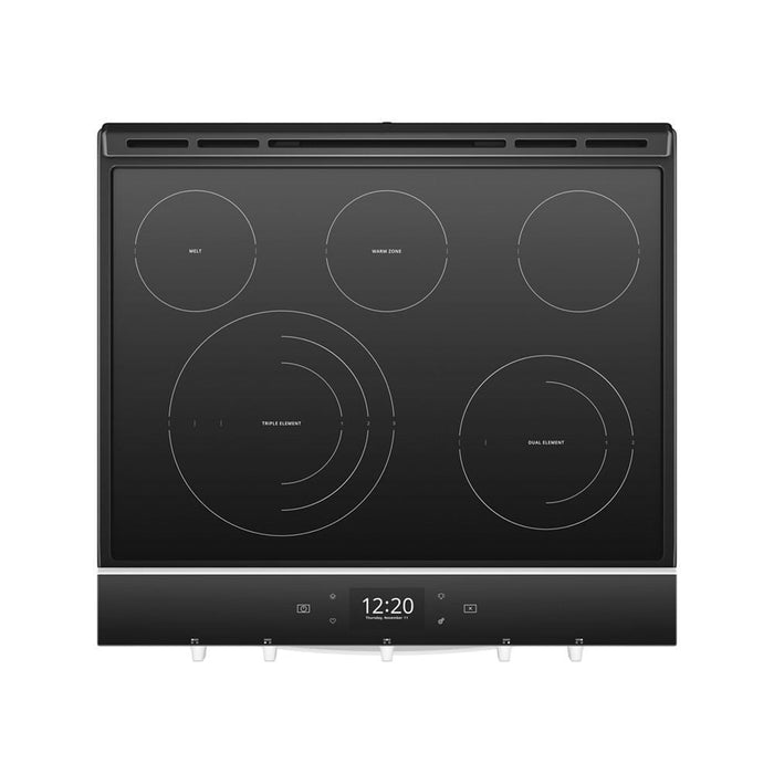 Whirlpool WEE750H0HW 6.4 Cu. Ft. Smart Slide-In Electric Range With Scan-To-Cook Technology