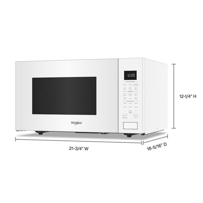 Whirlpool WMCS7022PW 1.6 Cu. Ft. Sensor Cooking Microwave