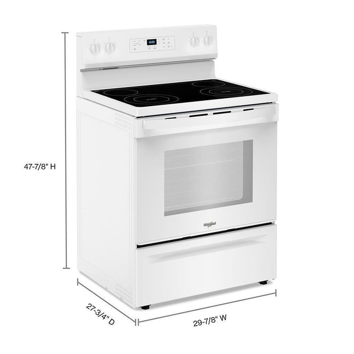 Whirlpool WFES3530RW 30-Inch Electric Range With Steam Clean