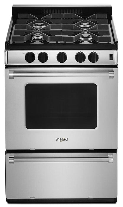 Whirlpool WFG500M4HS 24-Inch Freestanding Gas Range With Sealed Burners