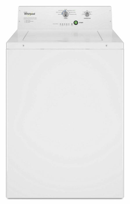 Whirlpool CAE2795FQ Commercial Top-Load Washer, Non-Vend White