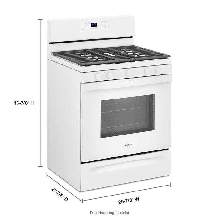 Whirlpool WFG525S0JW 5.0 Cu. Ft. Whirlpool® Gas Range With Center Oval Burner