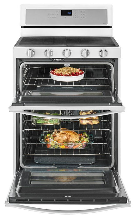 Whirlpool WGG745S0FH 6.0 Cu. Ft. Gas Double Oven Range With Ez-2-Lift Hinged Grates