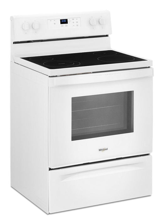 Whirlpool WFE320M0JW 5.3 Cu. Ft. Electric Range With Keep Warm Setting.