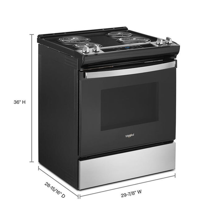 Whirlpool WEC310S0LS 4.8 Cu. Ft. Whirlpool® Electric Range With Frozen Bake&#8482; Technology