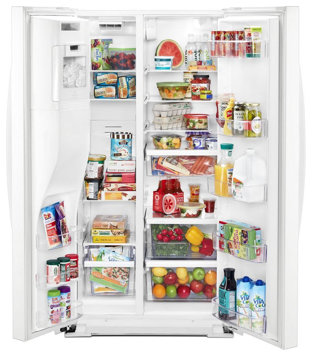 Whirlpool WRS571CIHW 36-Inch Wide Counter Depth Side-By-Side Refrigerator - 21 Cu. Ft.