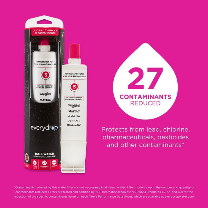 Whirlpool EDR5RXD1 Everydrop® Refrigerator Water Filter 5 - Edr5Rxd1 (Pack Of 1)