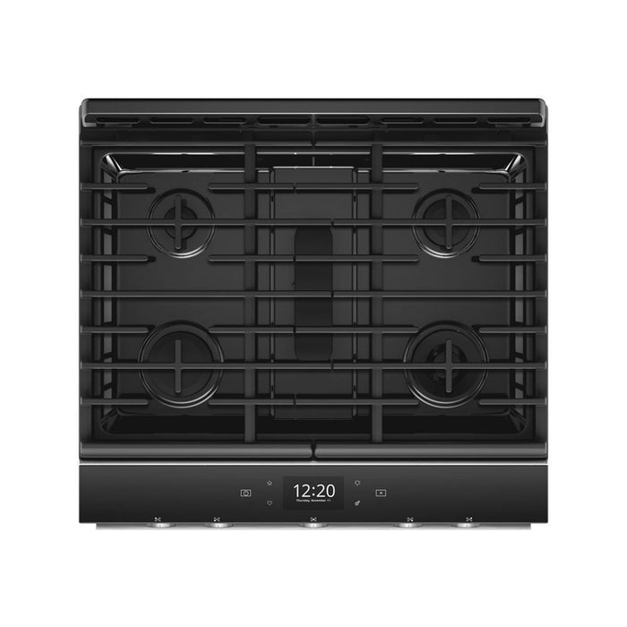 Whirlpool WEGA25H0HZ 5.8 Cu. Ft. Smart Slide-In Gas Range With Ez-2-Lift Hinged Cast-Iron Grates