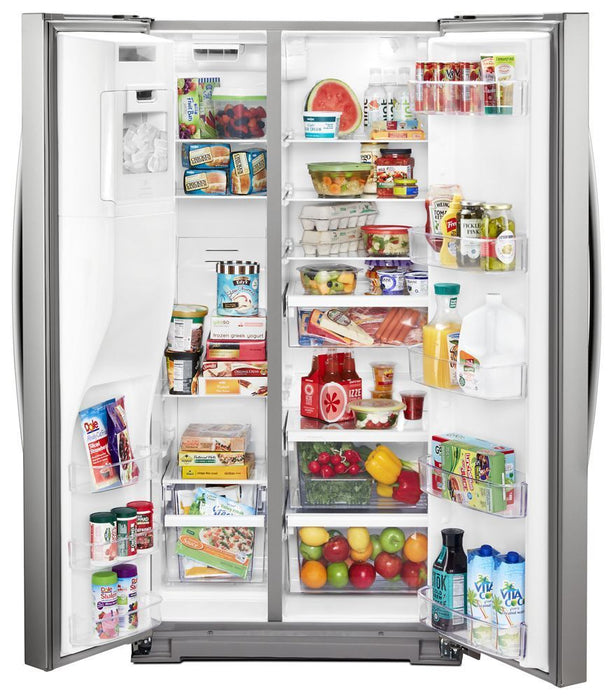 Whirlpool WRS571CIHZ 36-Inch Wide Counter Depth Side-By-Side Refrigerator - 21 Cu. Ft.