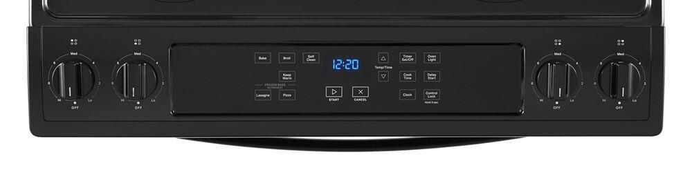 Whirlpool WEC310S0LB 4.8 Cu. Ft. Whirlpool® Electric Range With Frozen Bake&#8482; Technology