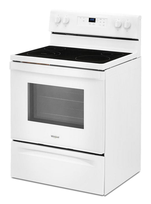 Whirlpool WFE320M0JW 5.3 Cu. Ft. Electric Range With Keep Warm Setting.