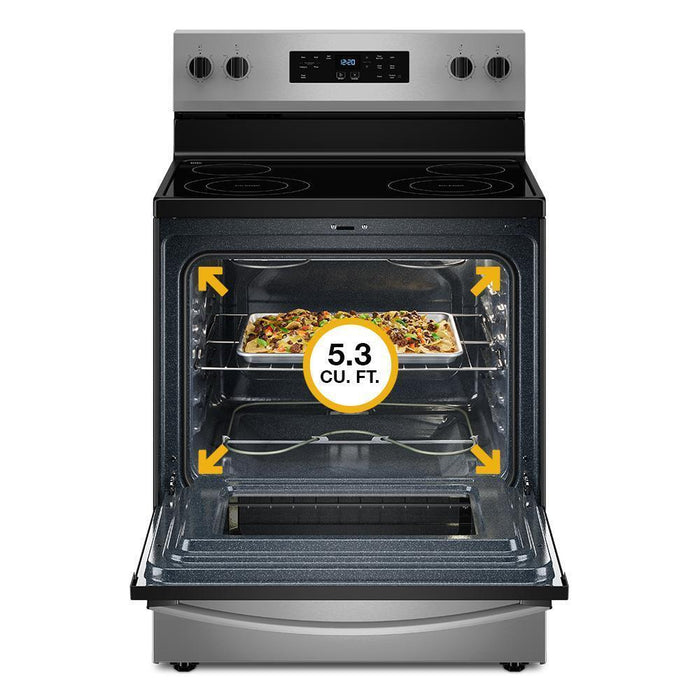 Whirlpool WFES3530RS 30-Inch Electric Range With Steam Clean