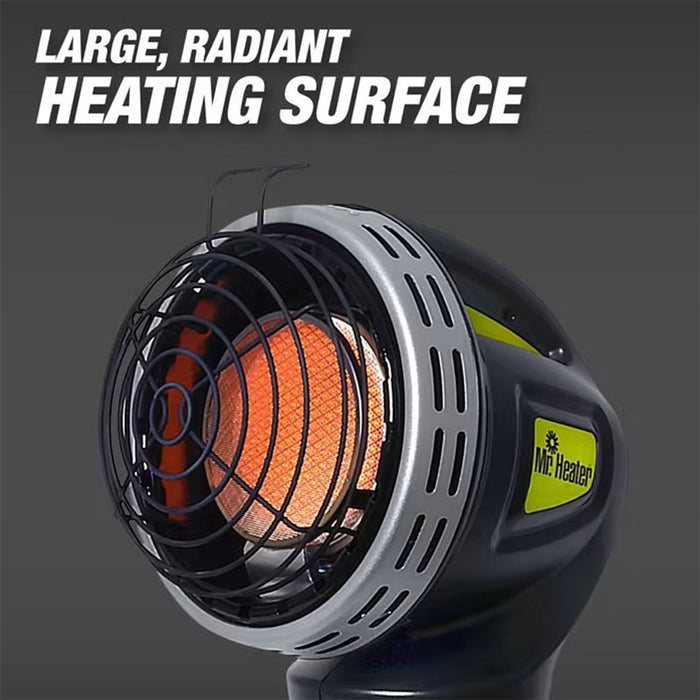 Mr. Heater MH4GC 4000 BTU Radiant Propane Portable Golf Cart Cup Holder Heater