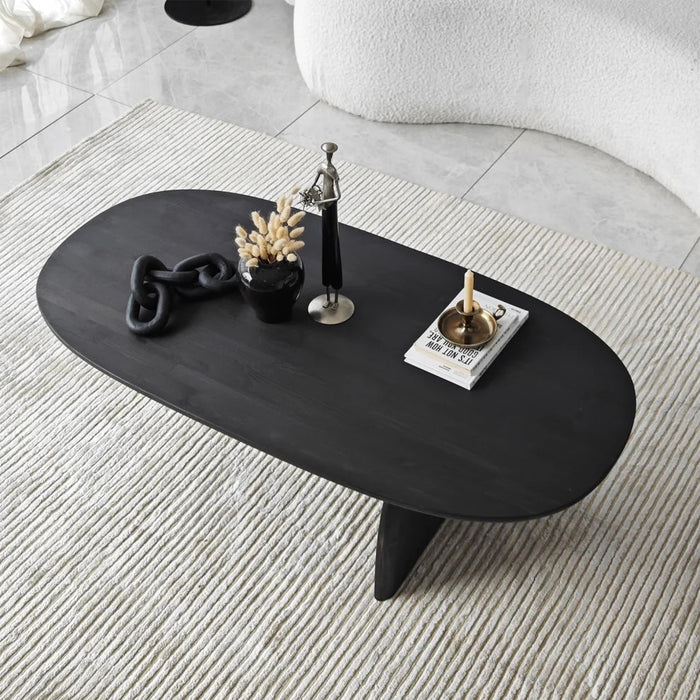 Miami Designer Coffee Table Solid Wood (W)24" (L)48" (H)13.75"