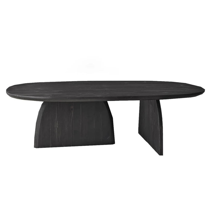 Miami Designer Coffee Table Solid Wood (W)24" (L)48" (H)13.75"