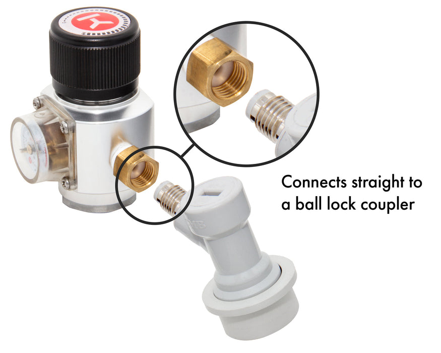 Aluminum Mini CO2 Regulator