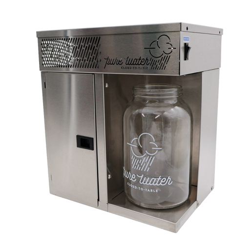 Mini Classic CT countertop water distiller with glass collection jar