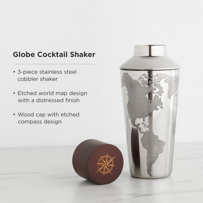 Globe Cocktail Shaker