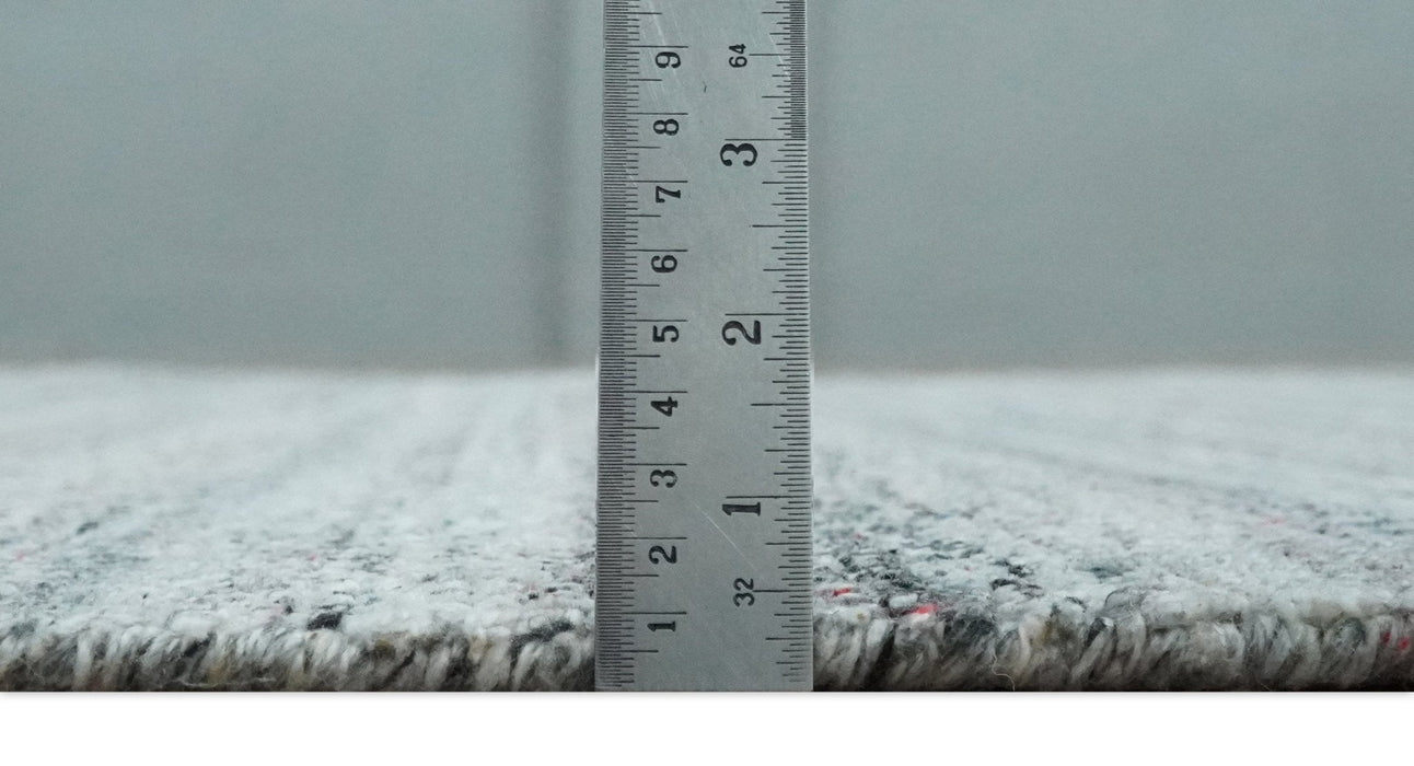 Modern Abstract Silver, Gray, Charcoal and Brown Dari 5x8 Pet yarn Area Rug