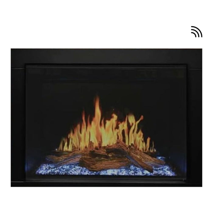 Modern Flames Orion Traditional Built-In Smart Virtual Electric Fireplace with Real Flame Effect