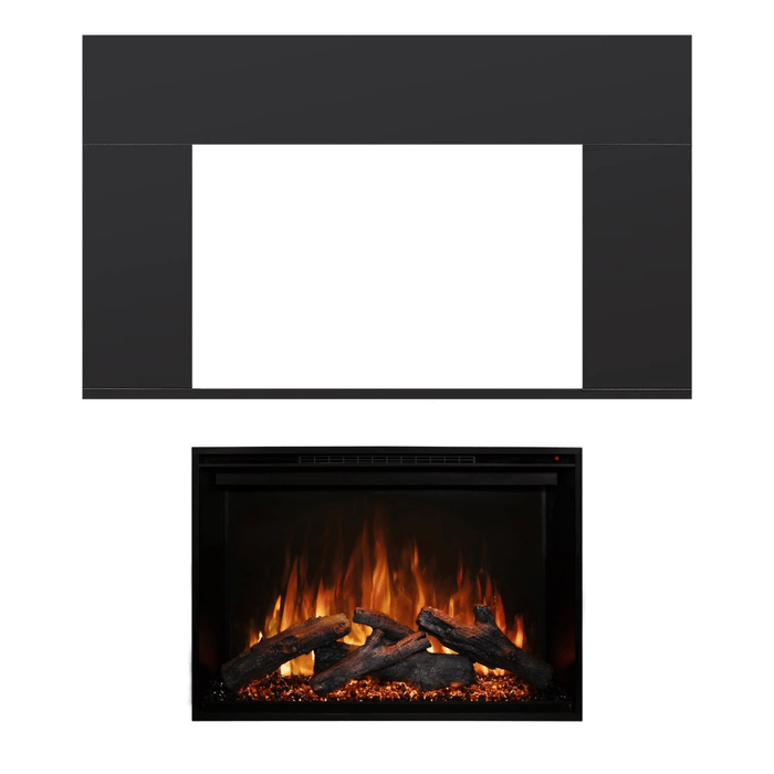 Modern Flames Redstone 36-Inch Electric Fireplace Insert with Trim Kit