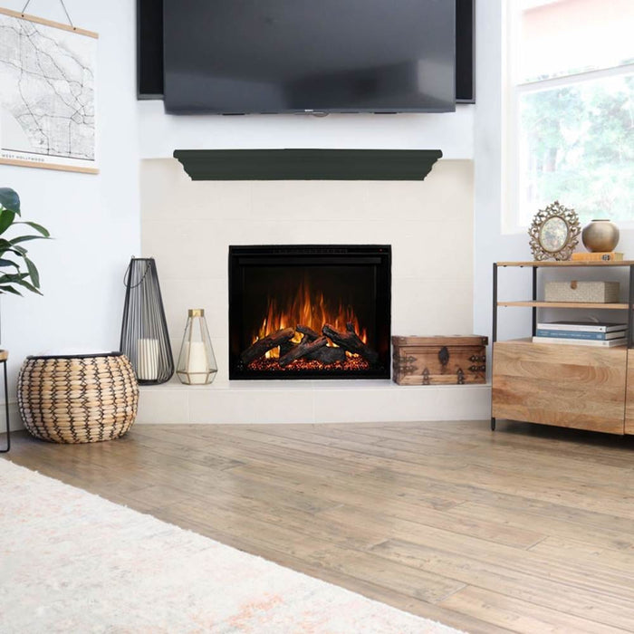 Modern Flames Redstone 36-Inch Electric Fireplace Insert with Traditional Capitola Mantel