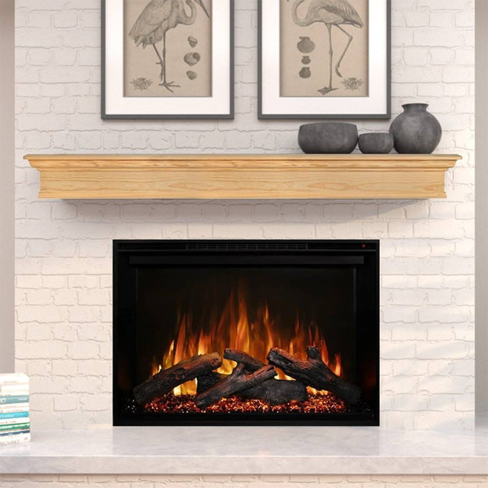 Modern Flames Redstone 36-Inch Electric Fireplace Insert with Traditional Savannah Mantel