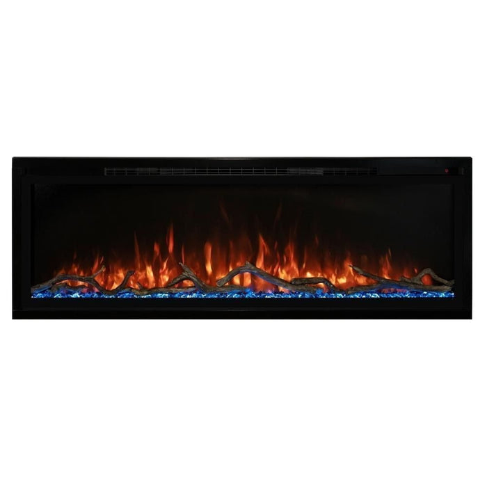 Modern Flames Spectrum Slimline Built-in/Wall Mounted Electric Fireplace, Sizes: 50"-100"