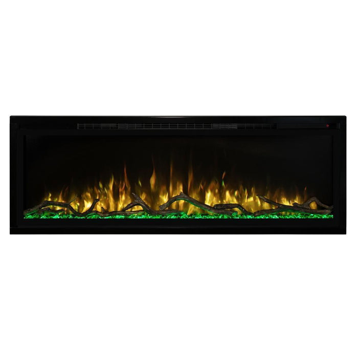 Modern Flames Spectrum Slimline Built-in/Wall Mounted Electric Fireplace, Sizes: 50"-100"