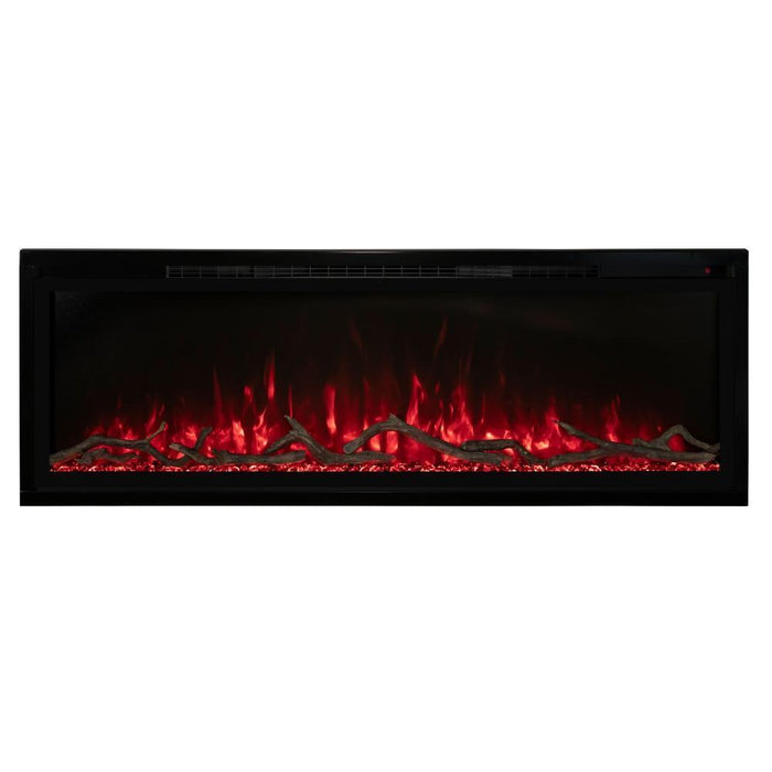 Modern Flames Spectrum Slimline Built-in/Wall Mounted Electric Fireplace, Sizes: 50"-100"