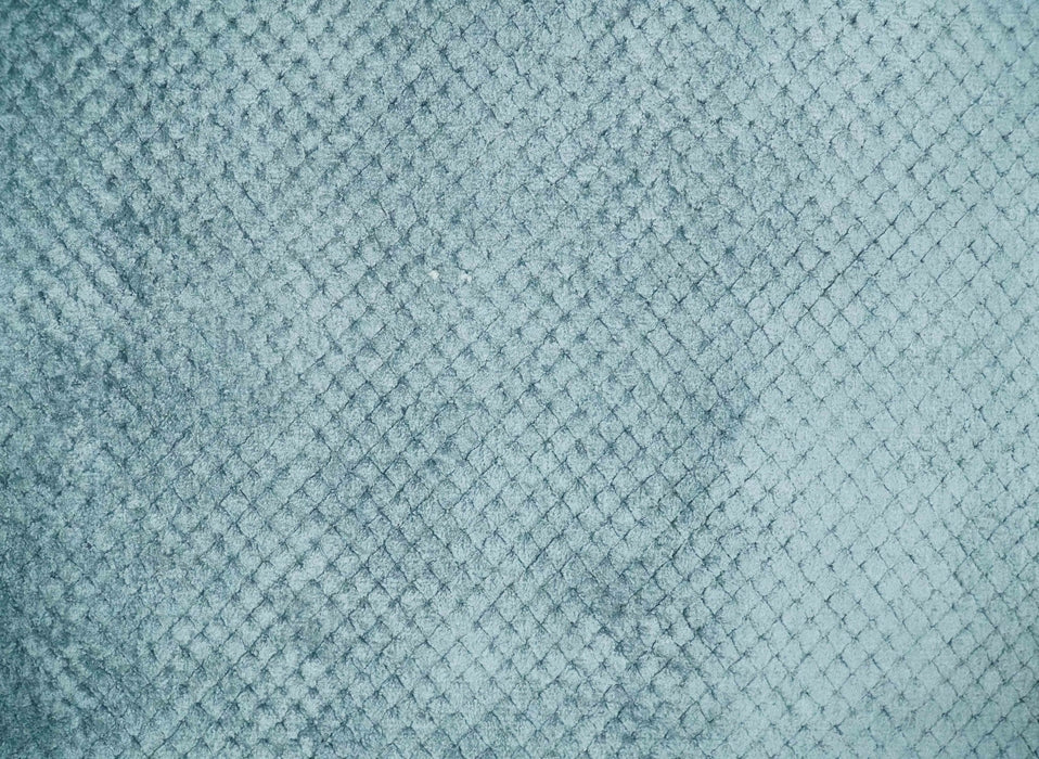 Modern Geometrical Cross Square Hand Made 2x4 Aqua Blue Art Silk Area Rug