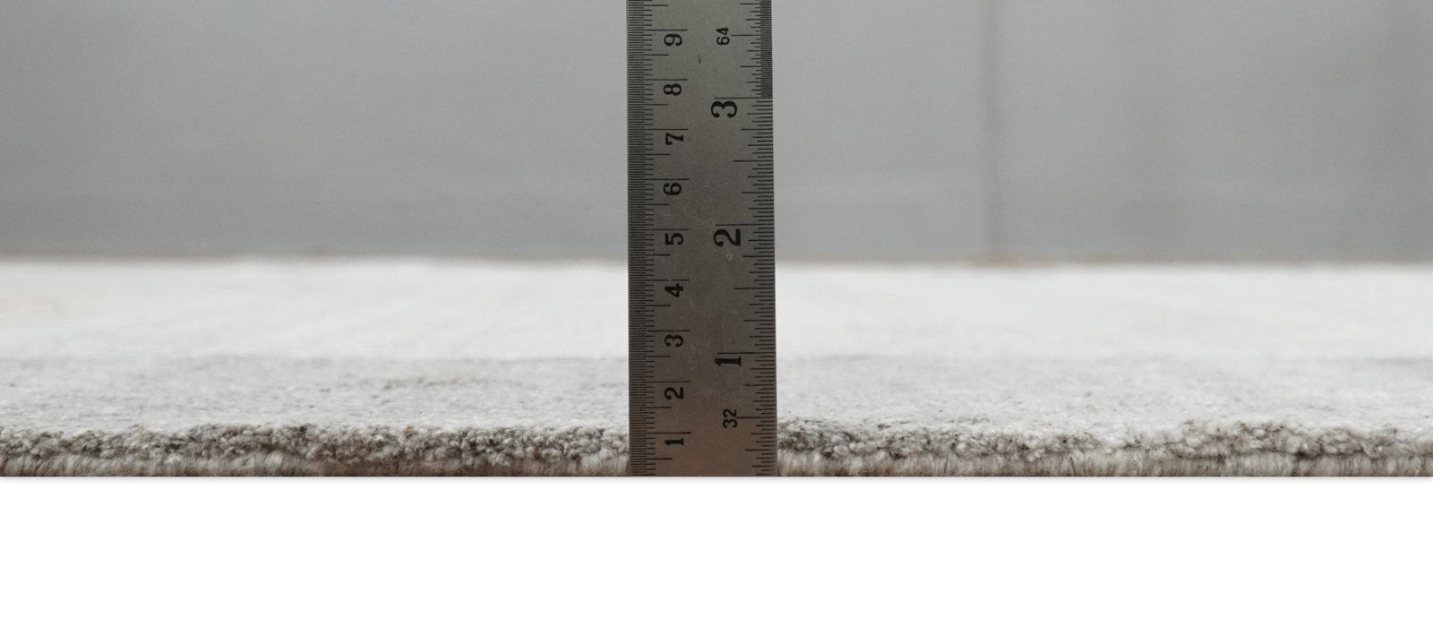 Modern Scandinavian 4.7x6.5 Brown and Silver Wool Hand Woven Area Rug | HL47