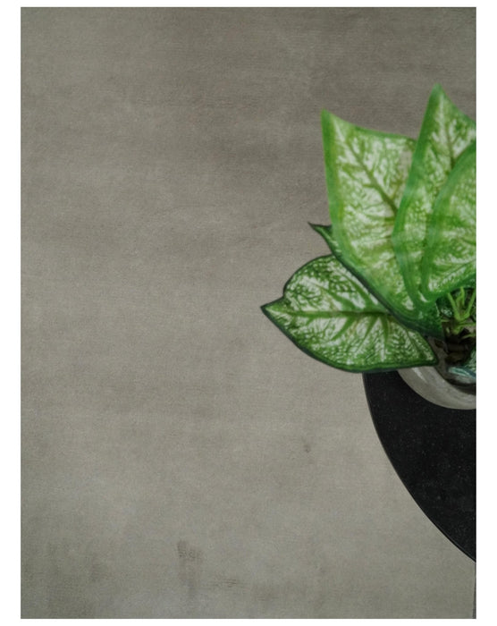 Modern Scandinavian 6x8 Silver and Charcoal Wool Hand Woven Area Rug | HL9