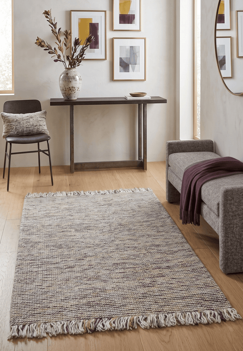 Modern Style Hand Woven Multi Color Wool Area Rug