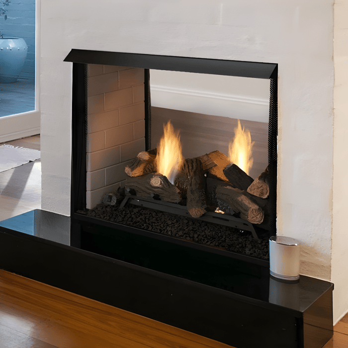 Monessen Lo-Rider 36-Inch Designer See-Through Gas Firebox (LSTF36-B)