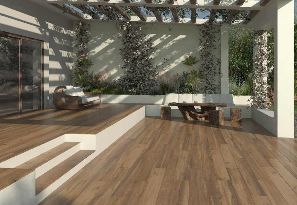 Seramiksan Color Body Porcelain Floor and Wall Tile 8"x48" Matte - Belair Collection