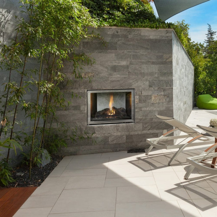 Montigo Divine Built-In Ventless Linear Outdoor Gas Fireplace