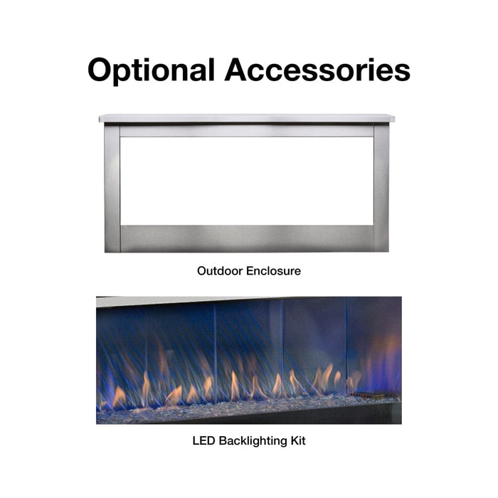 Montigo Mahana Built-In Ventless Outdoor Gas Fireplace